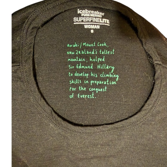 Icebreaker Women’s Artist Tee 100% Merino Wool - Picture 2 of 3